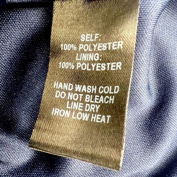 Lulu’s Blue Lined Lace Sleeveless High Neck Mini Dress Size Medium Women’s - Picture 5 of 5